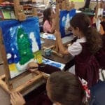 elementary school age student