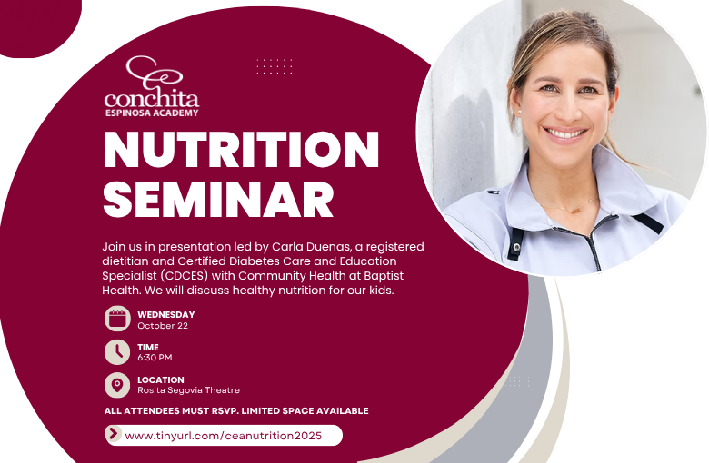 Nutrition Seminar for Parents