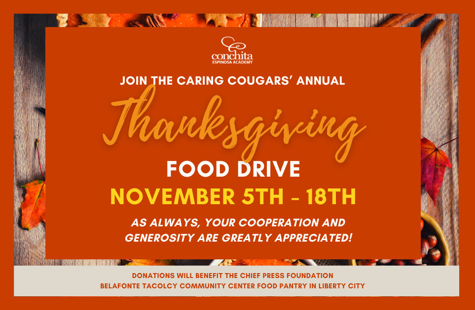 Caring Cougars Thanksgiving Food Drive