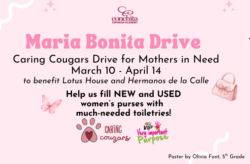 Caring Cougars “Maria Bonita” Drive