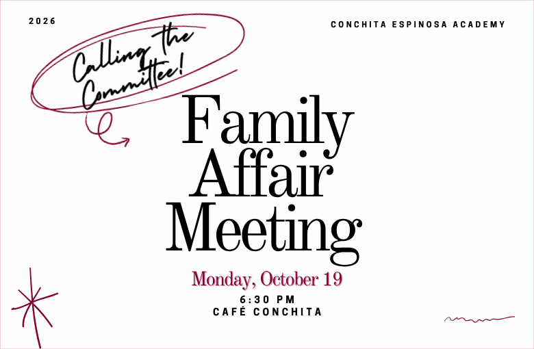 Family Affair Parent Meeting